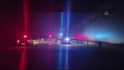 Cam fabrikasının deposunda yangın çıktı