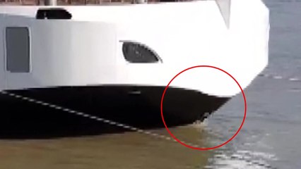 사고 현장 다시 오는 크루즈선...충돌 흔적 지워 / YTN