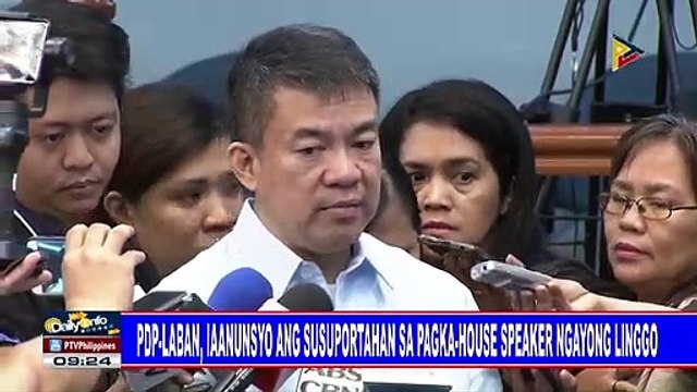 PDP-Laban, iaanunsyo ang susuportahan sa pagka-house speaker ngayong linggo