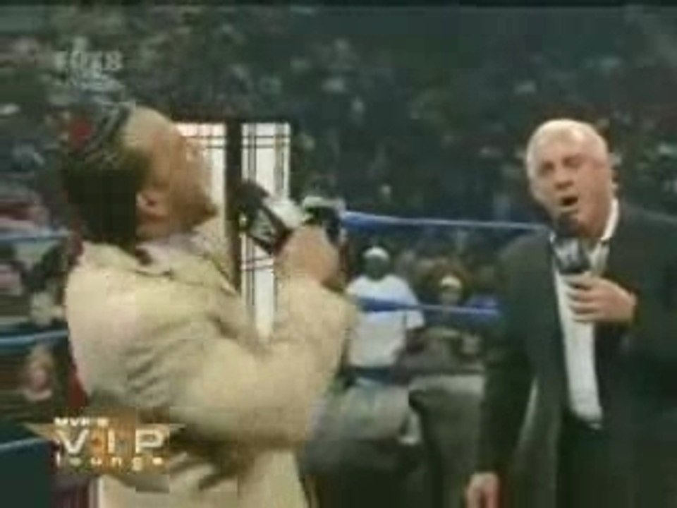 WWE FNS RIC FLIAR VIP MVP SEGMENT