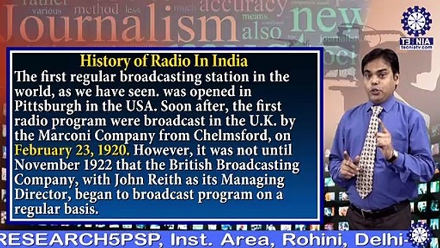 Dr. Sanjay Kumar Srivastav || RADIO || BAJMC || TIAS || TECNIA TV