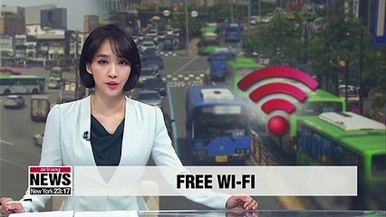 Seoul to offer free Wi-Fi on public buses, at parks by 2020