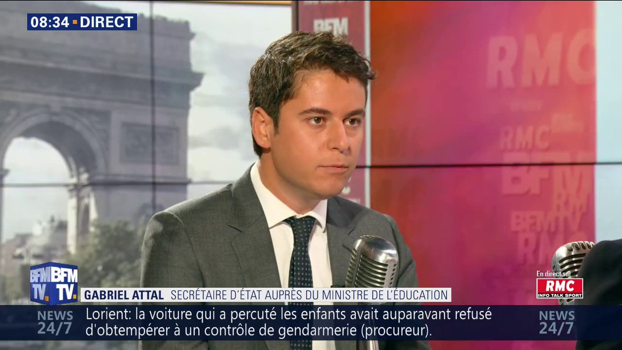 "On ne peut pas accepter ça." Gabriel Attal juge "inadmissibles" les sifflets contre la Marseillaise lors de Turquie-France
