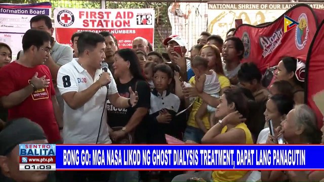 Bong Go: Mga nasa likod ng ghost dialysis treatment, dapat lang panagutin