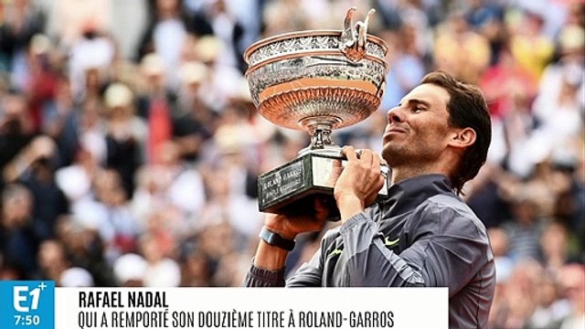 Roland-Garros : Lorsque je m'écroule sur le court, je ne réfléchis à rien, c'est l'adrénaline qui descend , confie Rafael Nadal après son 12e titre