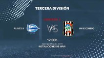 Previa partido entre Alavés B y UM Escobedo Jornada 2 Tercera División - Play Offs Ascenso