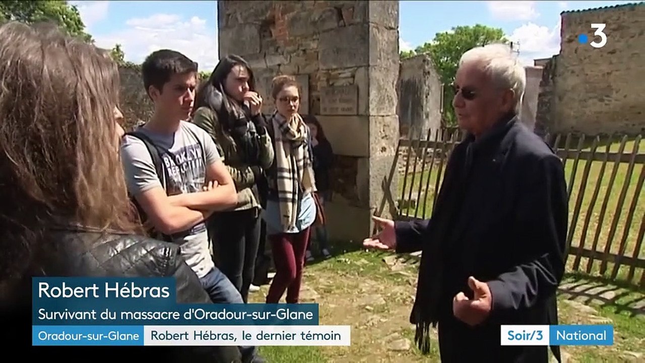 Haute-Vienne : Robert Hébras, dernier témoin du massacre d'Oradour-sur-Glane