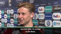De Jong 'excited' to start life at Barca