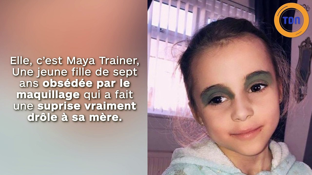 Cette petite fille va faire  une sacrée surpise à sa mère avec des faux ongles !