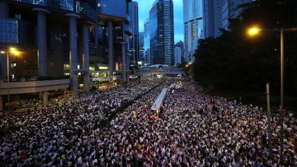 ‘More than 1 million’ people join historic Hong Kong march against extradition bill