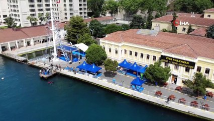 Sıfır Atık Mavi Projesi’nde dalgıçlar suya indi... Temizlik çalışmaları havadan görüntülendi
