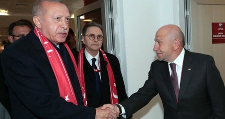 Son dakika! Cumhurbaşkanı Erdoğan, TFF Başkanı Nihat Özdemir ile İzlanda hakkında görüştü
