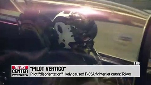 Pilot disorientation cited as main reason for Japan's F-35A jet crash
