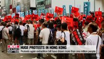More than a million people in Hong Kong protest extradition bill