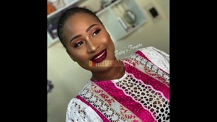 Esther Ndiaye toute souriante affiche un Makeup à la perfection