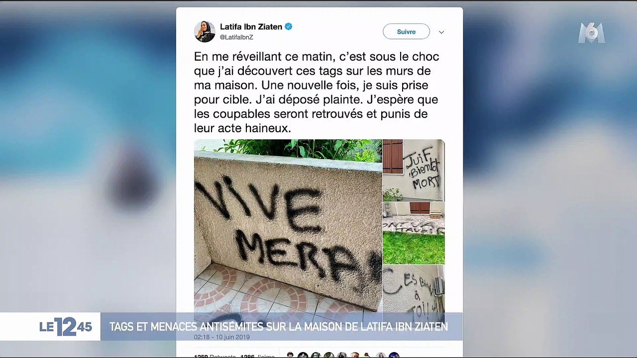Tags et menaces antisémites sur la maison de Latifa Ibn Ziaten