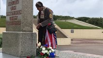 75e anniversaire du Débarquement. À Utah Beach, hommage aux Code Talkers, 10 juin 2019