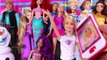 Barbie Doll vs Elsa Sports Challenge Competition!