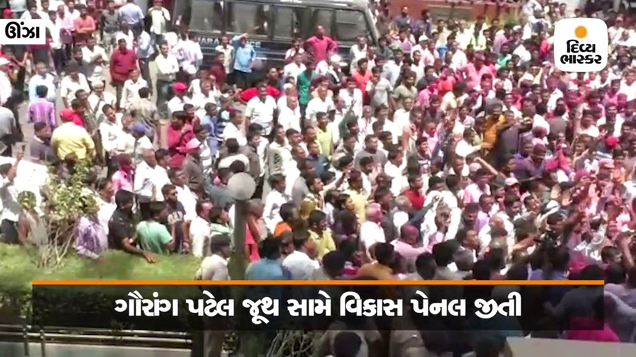 ડો. આશા પટેલના સમર્થક દિનેશ પટેલની જીત, અબીલ ગુલાલની છોળો ઉડાડી, ફટાકડા ફોડીને ઉજવણી