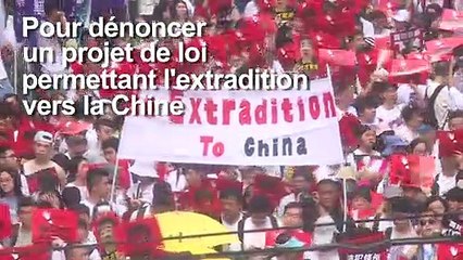 Hong Kong: heurts lors d'une manifestation monstre