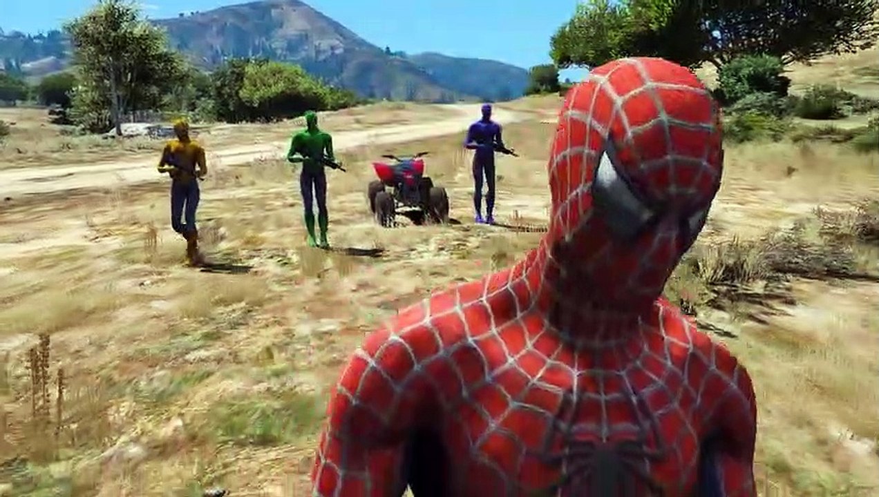 TEAM SPIDER-MAN VS BLACK SPIDERMAN ARMY