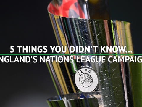 5 things you didn't know...England's Nations League campaign