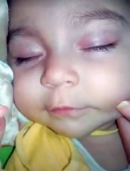 Cute little baby - how sweet his smile