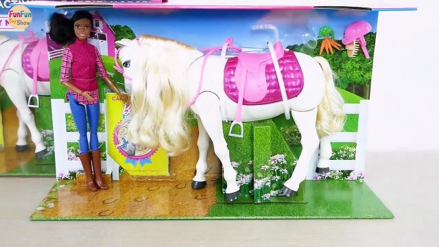 Barbie Dream Horse Unboxing boneka Barbie Kuda impian boneca Barbie Cavalo de sonho | Karla D.