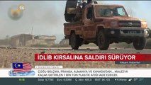 İdlib kırsalına saldırılar sürüyor