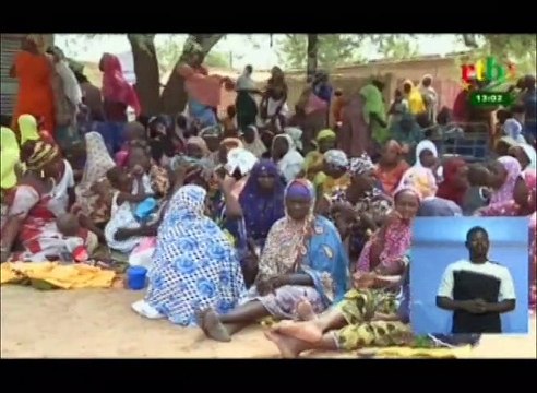 RTB / Don de vivres aux déplacés de Arbinda par le CRUS