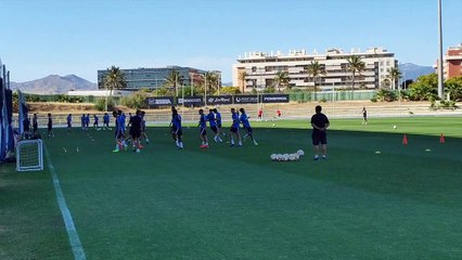 El Málaga prepara la ida del Play Off ante el Deportivo