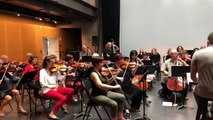 Répétition de l'orchestre symphonique et du choeur d'enfants pour les 1350 ans de Saint-Dié-des-Vosges