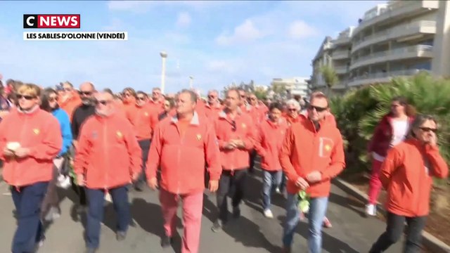 Naufrage aux Sables-d'Olonne : une marche blanche en mémoire des marins disparus