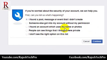 Facebook Hacked - क्या करे अब  Secure Your Facebook Account From Hackers [ Hindi - हिंदी ]