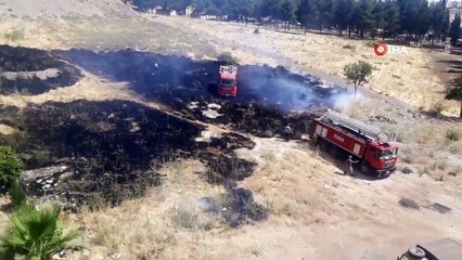 Hatay’da cephanelik çevresinde yangın