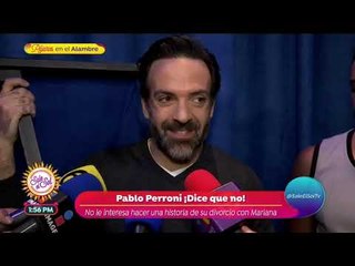 Pablo Perroni revela cómo es la relación con su ex Mariana Garza | Sale el Sol