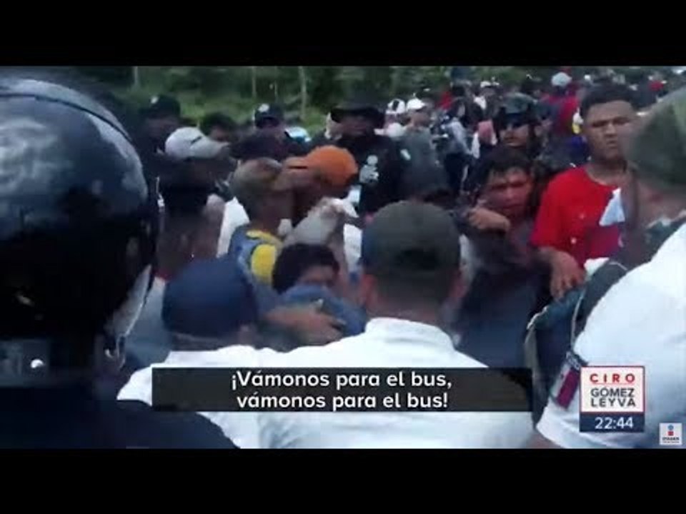 AMLO defiende operativo contra la nueva caravana de migrantes | Noticias con Ciro Gómez