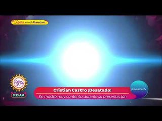 ¡Cristian Castro desatado en un concierto para la comunidad LGBTTTI! | Sale el Sol