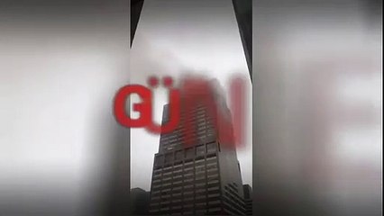 ABD'de bir helikopterin gökdelene çarparak düştüğü bildirildi