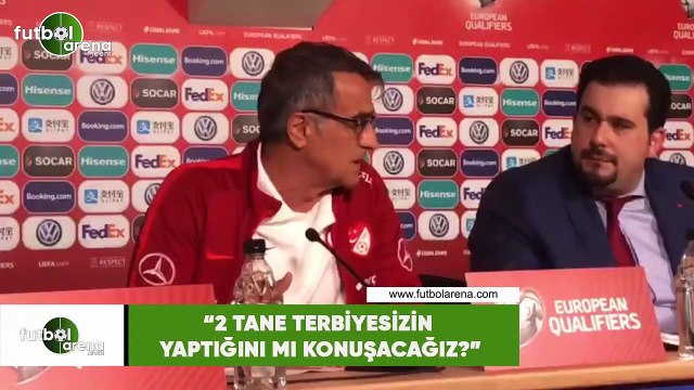 Şenol Güneş: İki tane terbiyesizin yaptığını mı konuşacağız?
