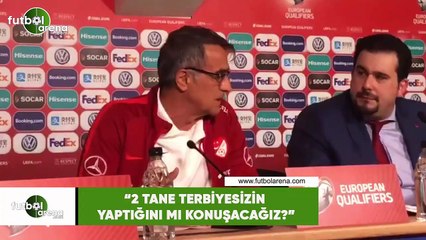 Şenol Güneş: "İki tane terbiyesizin yaptığını mı konuşacağız?"