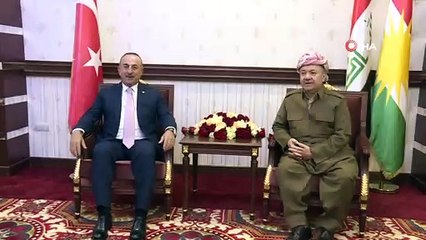 - Bakan Çavuşoğlu, Mesud Barzani ile görüştü