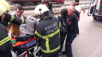 Kimyasal madde yüklü tanker devrildi: 1 yaralı