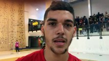 Finale Coupe LAuRA Futsal – Mohamed-Amine BENCHERIF réagit après la victoire de FS MONT D’OR contre COURNON Futsal