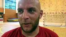 Finale Coupe LAuRA Futsal – Jérémy PICARD réagit après la victoire de FS MONT D’OR contre COURNON Futsal