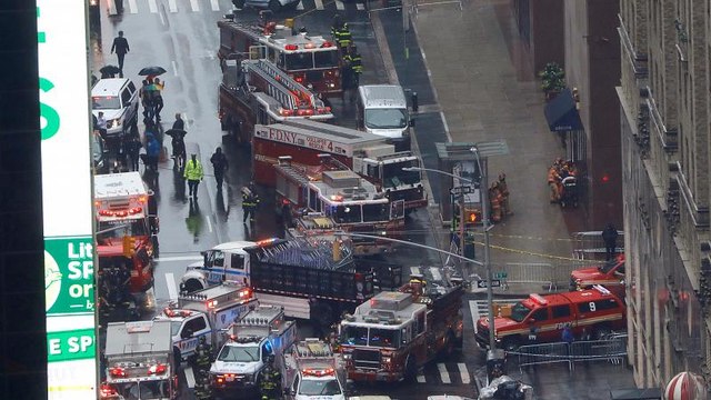 Manhattan: Tödlicher Hubschrauber-Absturz auf Hochhaus-Dach