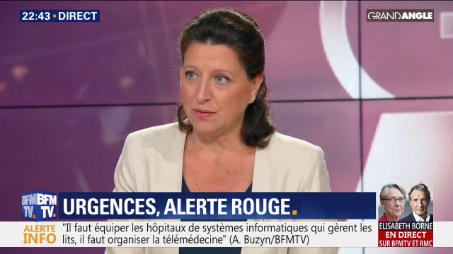 Agnès Buzyn: Je ne pense pas qu'une prime permettra de régler la difficulté aux urgences