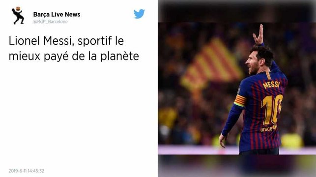 Omnisports. Lionel Messi sportif le mieux payé en 2019 devant Cristiano Ronaldo