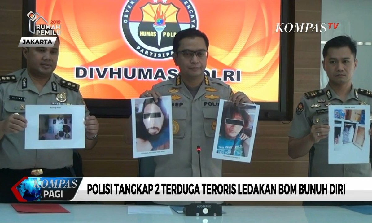 Polisi Tangkap 2 Terduga Teroris Ledakan Bom Bunuh Diri di Kartasura