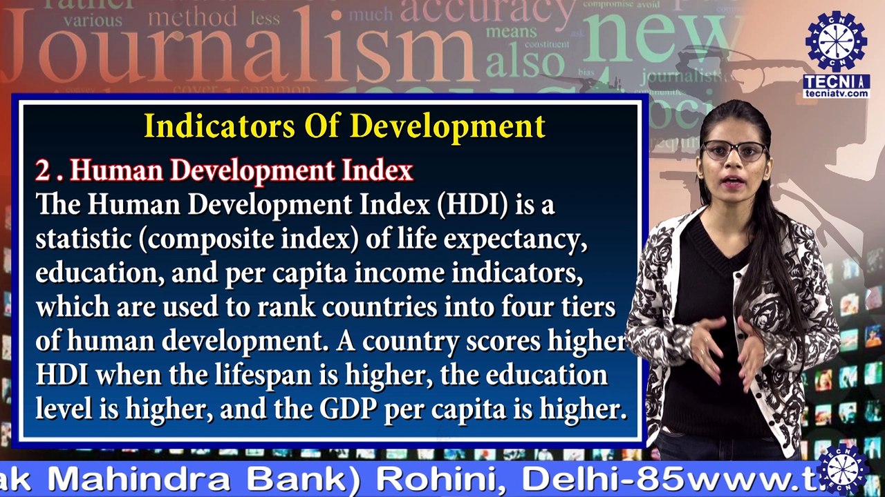 Ms. Mansi Chopra || Indicators Of Development  || TIAS || TECNIA TV